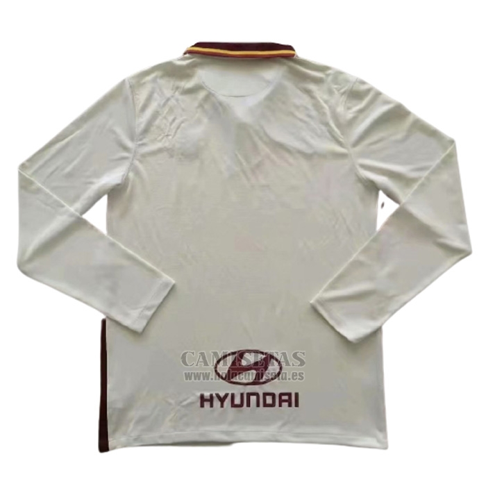 Camiseta Roma Segunda Manga Larga 2020-2021